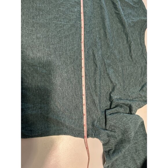 Torrid Girlfriend Signature Jersey V-neck Long Sleeve Tee Plus Size 1X Green - Picture 6 of 6